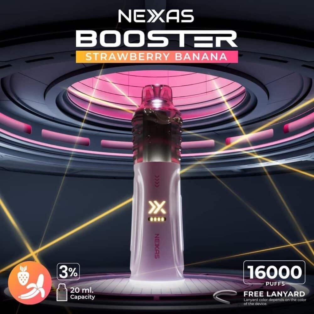 NEXAS BOOSTER 16000 สตอเบอรี่กล้วย